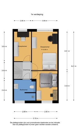 Floorplan - Buffelstraat 43, 1338 JH Almere